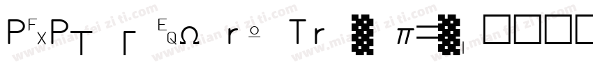 PCPlus Extra Truetype字体转换